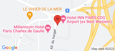 Hôtel Inn Paris CDG Aéroport, 1 allée du Verger, 95700 ROISSY-EN-FRANCE