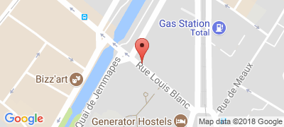 Htel Ibis Canal Saint-Martin Paris Jemmapes, 12, rue Louis Blanc, 75010 PARIS
