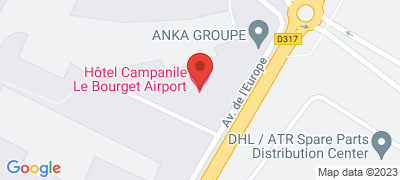 Campanile Le Bourget Airport, 69 Avenue de l'Europe Zone Aviation d'Affaires, 93350 LE BOURGET