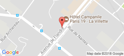 Htel Campanile Prime - Paris La Villette, 147-151 avenue de Flandres, 75019 PARIS