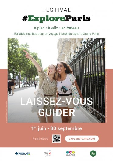 Affiche Festival Explore Paris 2022 - Laissez-vous guider