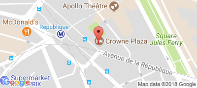 Crowne Plaza Paris Rpublique, 10 place de la Rpublique, 75011 PARIS