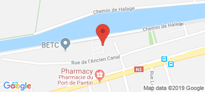 Canal de l'Ourcq, Place de la Pointe, 93500 PANTIN